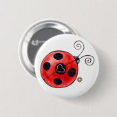 Liebe Ladybug Button (Vorne & Hinten)