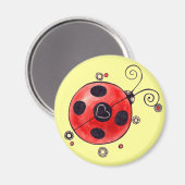 Liebe Ladybug Magnet (Vorderseite/Rückseite)