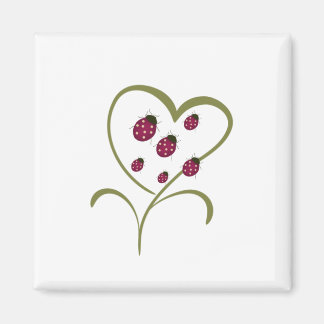 Liebe Ladybugs Magnet
