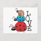 Liebe Ladybugs Postkarte (Vorderseite)
