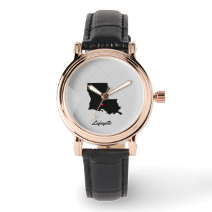 Liebe Lafayette Louisiana Watch Armbanduhr