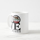 LIEBE Laguna Beach California 11oz Kaffeetasse (Vorderseite Links)