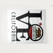 LIEBE Laguna Beach Wandteppich (Vorderseite (Horizontal))