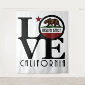 LIEBE Laguna Beach Wandteppich (Vorderseite)