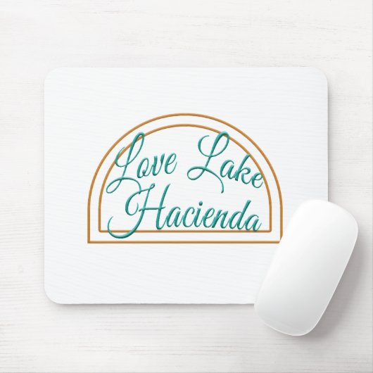 Liebe Lake Hacienda Mouse Pad Mousepad (Mit Mouse)