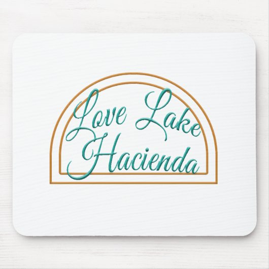 Liebe Lake Hacienda Mouse Pad Mousepad (Vorne)