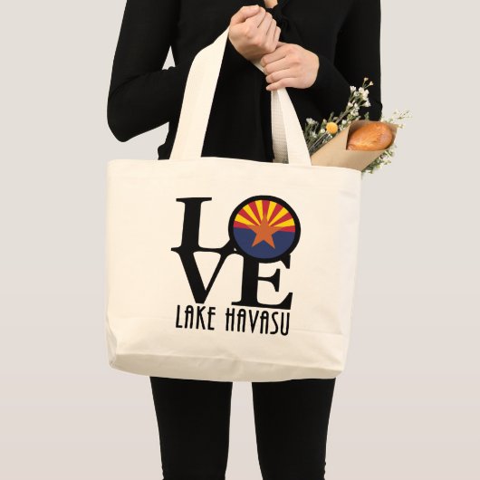 LIEBE Lake Havasu Jumbo Stoffbeutel (Vorderseite (Produkt))