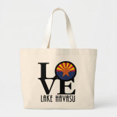 LIEBE Lake Havasu Jumbo Stoffbeutel (Vorne)