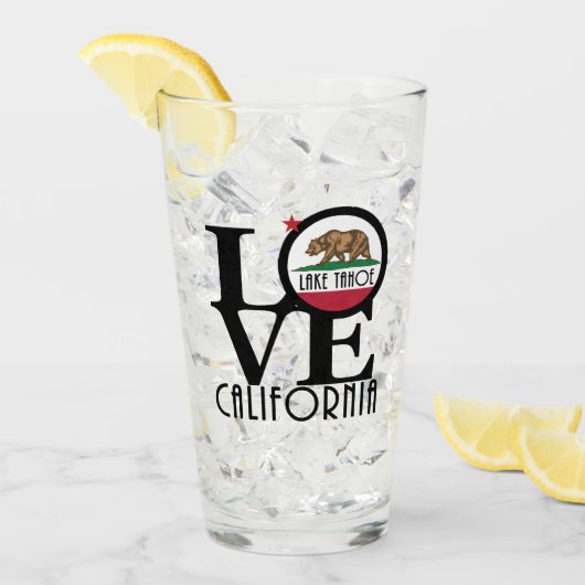LIEBE Lake Tahoe Glas (Vorderseite Ice)