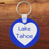 Liebe Lake Tahoe Kalifornien / Nevada Herzkette Schlüsselanhänger (Vorderseite)