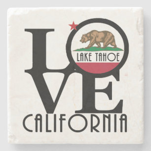 LIEBE Lake Tahoe Steinuntersetzer