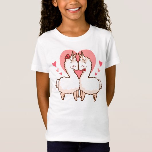 Liebe-Lama-KinderT - Shirt (Vorderseite)