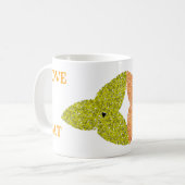 Liebe Lämmer essen Blätter Tasse (Vorderseite Links)