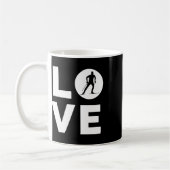 Liebe Langlaufen Kaffeetasse (Links)