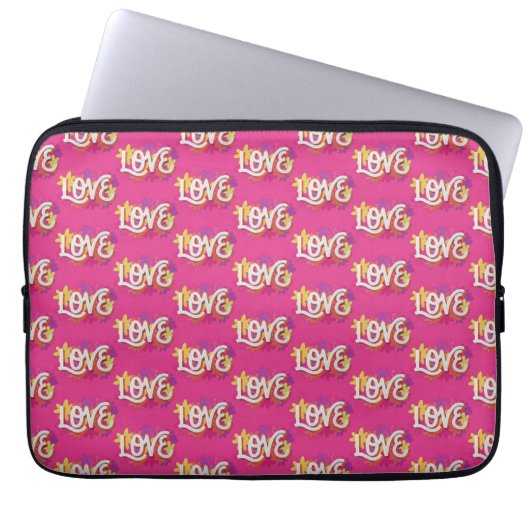 LIEBE Laptop Sleeve (Vorderseite)