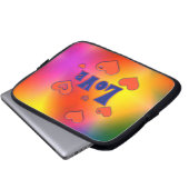 Liebe Laptopschutzhülle (Vorne Knopf)