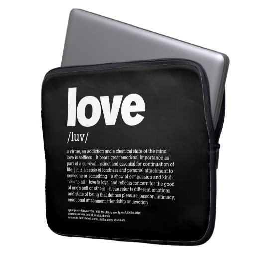 Liebe Laptopschutzhülle (Vorderseite Links)