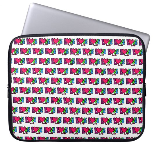 Liebe Laptopschutzhülle (Vorderseite)