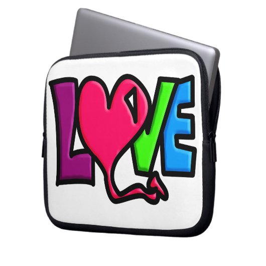 Liebe Laptopschutzhülle (Vorderseite Links)