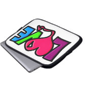 Liebe Laptopschutzhülle (Vorne Knopf)