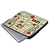 Liebe Laptopschutzhülle (Vorne Knopf)