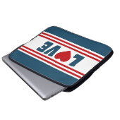 Liebe Laptopschutzhülle (Vorne Knopf)