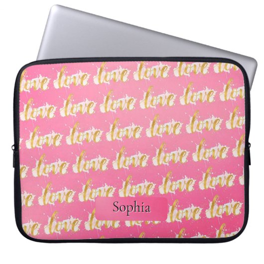 Liebe Laptopschutzhülle (Vorderseite)