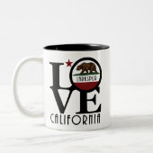 LIEBE Larkspur Kalifornien 11oz Zweifarbige Tasse (Links)