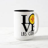 LIEBE Las Cruces 15oz Zweifarbige Tasse (VorderseiteRechts)