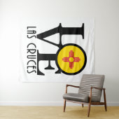 LIEBE Las Cruces New Mexico Wandteppich (Beispiel (Horizontal))