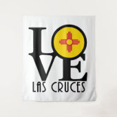 LIEBE Las Cruces New Mexico Wandteppich (Vorderseite)