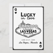 Liebe Las Vegas Girls’ Trip Bachelorette Einladung (Vorderseite)