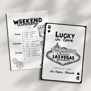 Liebe Las Vegas Girls’ Trip Bachelorette Einladung