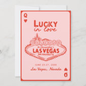Liebe Las Vegas Girls’ Trip Bachelorette Einladung (Vorderseite)