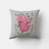 Liebe lässt alles wachsen kissen (Rückseite)