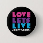 Liebe lässt Live-/Abort73.com Button (Vorderseite)
