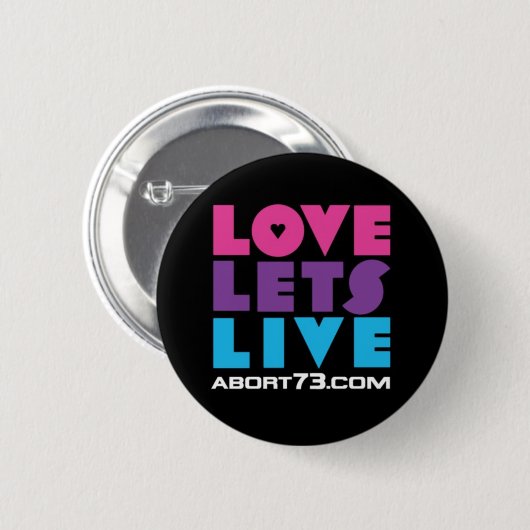 Liebe lässt Live-/Abort73.com Button (Vorne & Hinten)