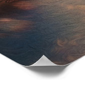 Liebe Laternen Landschaft Poster (Ecke)