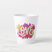 LIEBE Latte Tasse (Vorderseite)