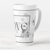 Liebe Latte Tasse (Rechte Ecke)