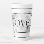 Liebe Latte Tasse (Vorderseite)
