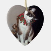 Liebe Lattes Weihnachten Keramik Ornament (Rechts)