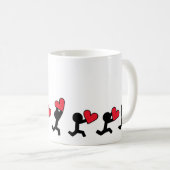 Liebe Läufer Kaffeetasse (VorderseiteRechts)