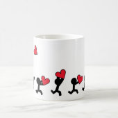 Liebe Läufer Kaffeetasse (Mittel)