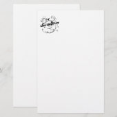 Liebe Laugh Live Briefpapier (Vorne/Hinten)