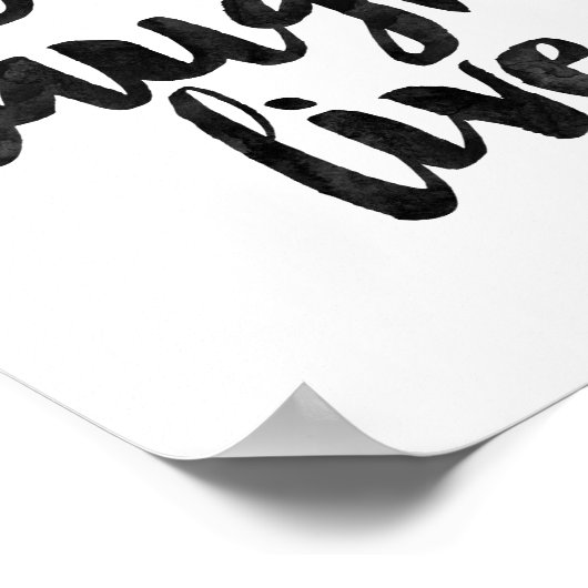 Liebe Laugh Live Poster (Ecke)