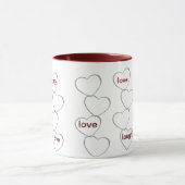 LIEBE LAUGH LIVE TASSE (Zentrum)