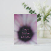 Liebe Laugh Postcard Postkarte (Stehend Vorderseite)