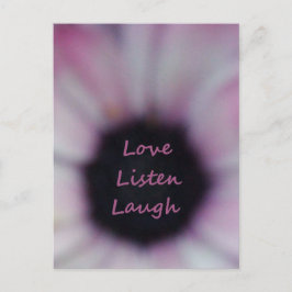 Liebe Laugh Postcard Postkarte