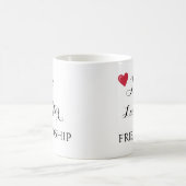 Liebe Laughter Friendship Sprichwort Kaffeetasse (Mittel)